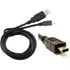 Kit 2 Cabos Usb Para Carregar Controle De Ps3 Com 1 8mts