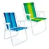 Kit 2 Cadeiras De Praia Alto Aço Mor Conforto C sortida 2002