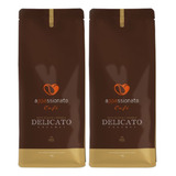 Kit 2 Café Gourmet Appassionato Médio Em Grão Expresso 1kg