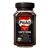 Kit 2 Café Pilão Solúvel Cafeteria Ideal P café C Leite 70g