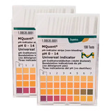 Kit 2 Caixa Fita Papel Indicador Ph 0 14 Merck C 100 Fitas