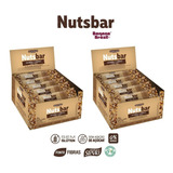 Kit 2 Caixas Barras Nutsbar 300g Banana Brasil Escolha Sabor