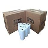 KIT 2 CAIXAS BOBINA TÉRMICA 80X40 60 ROLOS BRANCA BOBINAS PREMIER