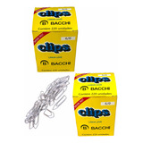 Kit 2 Caixas De Clips 6 0 Galvanizado Bacchi 440 Unidades
