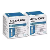 Kit 2 Caixas De Tiras Accu Chek Guide 100 Unidades Promoção