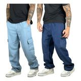 Kit 2 Calca Cargo