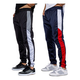 Kit 2 Calça Jogger Masculina Esportiva Casual Coloridas Slim