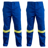 Kit 2 Calça Nr10 Risco 2 Anti Chama Eletricista Refletivo