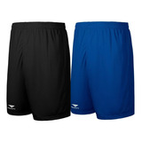 Kit 2 Calção Bermuda Matis Ix Dryone Futebol Corrida Penalty