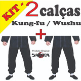 Kit 2 Calças De Kung Fu
