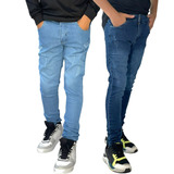 Kit 2 Calças Jeans Infantil Juvenil