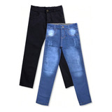 Kit 2 Calcas Jeans