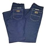 Kit 2 Calças Jeans Masculina Básica Trabalho Lycra Ref 916 Preto CARBONO 44