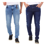 Kit 2 Calças Jeans Masculina Com Elastano Koenig