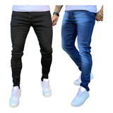 Kit 2 Calças Jeans Skinny À