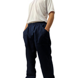 Kit 2 Calças Oxford Unissex Cós Elástico Uniforme