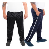 Kit 2 Calças Plus Size Masculina Helanca Treino Casual 3t58