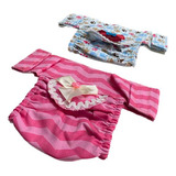 Kit 2 Calcinha Pet Fralda Protetor Cio Higiênica Tam P Ao G