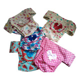Kit 2 Calcinha Pet Fralda Protetor Cio Higiênica Tam P Ao G