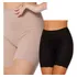 Kit 2 Calcinha Shorts Bermuda Sem Costura Laser