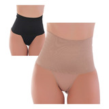 Kit 2 Calcinhas Cinta Modeladora Afina Cintura Fit Mirna