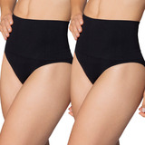 Kit 2 Calcinhas Modeladora Lupo Cinta Reduz Afina Cintura