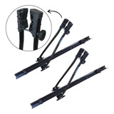 Kit 2 Calhas Transporte De Bike Rack Transbike Teto De Carro