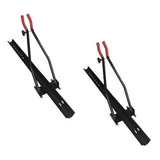 Kit 2 Calhas Transporte De Bike Rack Transbike Teto De Carro