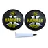 Kit 2 Calota Protetor Eros Xbass 7200  140mm + Cola