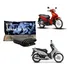 Kit 2 Câmara Ar Pneu Moto Biz Pop Aro 14 Honda Yamaha Dafra