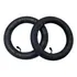Kit 2 Câmaras 10x2 125 Bico Curvo   Peças Patinete Eletrico Cor Preto