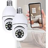 Kit 2 Câmera De Segurança Ip Wifi Yoosee 1080p Full HD Espiã A Prova D água Infravermelho Lâmpada Hd Visão Noturna Sem Fio 360 Inteligente Bidirecional Interna E Externa Rastreamento Automático