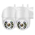 Kit 2 Câmera Ip Inteligente Wifi Rotativa A8 App Yoosee 360  Cor Branco
