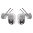 Kit 2 Câmera Ip Wifi Dome Rotativa Visão Noturna A8. Cor Branco