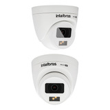Kit 2 Câmeras 2 Megas 20m Vhd 1220 D Full Color Intelbras