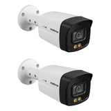 Kit 2 Câmeras 2 Megas 40m Vhd 3240 Full Color G6 Intelbras