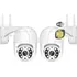 Kit 2 Câmeras A8 Prova Dágua Full Hd Infravermelho Zoom 4x Cor Branco