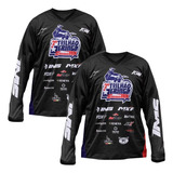 Kit 2 Camisa Blusa Motocross Trilha Enduro Mtb Downhill Bike