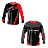 Kit 2 Camisa Blusa Motocross Trilha