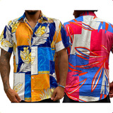 Kit 2 Camisa Floral
