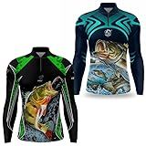 Kit 2 Camisa Pesca Masculina Camiseta Pescaria Blue Fish E River Manga Longa Proteção Solar UV50 Gênero Adulto Unissex C