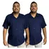 Kit 2 Camisa Plus Size Social Masculina Lisa Viscolinho