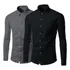 Kit 2 Camisa Social  Manga Longa Masculina Slim Não Amassa