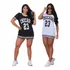 Kit 2 Camisao Camisetao Blusao Preto E Branco Fitnes Vestido