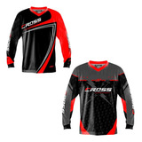 Kit 2 Camisas Blusa Motocross Trilha Pro Tork Cross Company