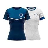 Kit 2 Camisas Cruzeiro Baby Look