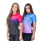 Kit 2 Camisas Feminina Dry Fit Esportiva Academia Corrida