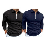 Kit 2 Camisas Gola