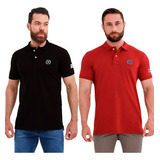 Kit 2 Camisas Masculina Bordado Txc Original Linha Premium