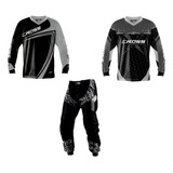 Kit 2 Camisas Motocross Trilha   1 Calça Pro Tork Barato